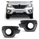 Par Grade Moldura Farol C/furo Renault Kwid 2020