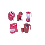 Cozinha Infantil Brinquedo Menino Eletrodomestico Vermelho