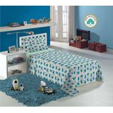 Jogo De Cama Infantil 3 Peças Lepper Dino 100% Algodão