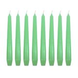 Kit 10 Velas Castiçal Lisa 20 Cm Verde Candelabro Velitas