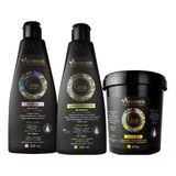 Kit Arvensis Cachos Shampoo Ativador Crespos Mascara 2x1 450