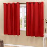 Cortina Blackout Pvc Vermelho Corta Luz 2,80m X 2,30m