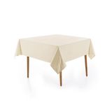 Toalha De Mesa Quadrada 8 Lugares Alamanda Off White Karsten