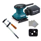 Lixadeira Orbital 1/4 Makita Bo4557 180w + Acessórios 220v