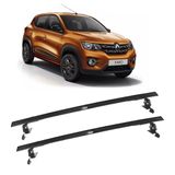 Rack Teto Bagageiro Aluminio Esporte Renault Kwid Ate 2023