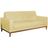 Sofa 2 Lugares 145 Cm Crons Suede Bege Vazzano Bege