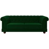 Sofa 3 Lugares 220 Cm Ponteio Veludo Sl 947 Moll Sl 947