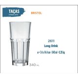 12 Copos Bristol 340ml - Long Drink - Suco - Vitamina
