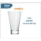 12 Copos Ilhabela 400ml - Drink Coquetel Batida Suco