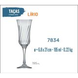 24 Taças Lírio 195ml - Champanhe Espumante Frisante