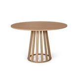 Mesa De Jantar Redonda 4 Lugares 90cm Gabi Jade - Straub Web