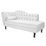 Diva Recamier Diana 160cm Lado Direito Corano - Doce Sonho Móveis Branco
