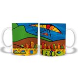 Caneca Polímero 325ml Asa Delta Rio de Janeiro