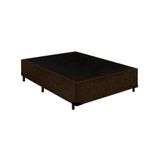 Base Box Blindado Viúva Homequeen Suede Marrom 40x128x188