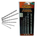 Kit Jogo De Brocas Alvenaria E Concreto 5 Peças - Startools