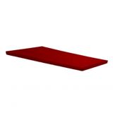 Colchonete Camping Dobrável Impermeável Orthovida D33 180 X 60 X 7 Cm - Vermelho