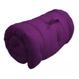 Colchonete Futon Camping Dobrável Orthovida D20 180 X 60 X 7 Cm - Roxo