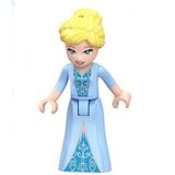 Boneco Blocos De Montar Princesa Cinderela Vestido Festa