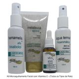 Kit Microagulhamento Facial Com Vitamina C Bioexotic