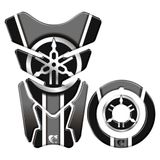 Adesivo Protetor Tanque E Bocal Moto Yamaha Diapasão Cinza