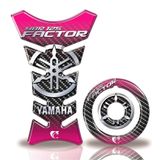 Adesivo Protetor Tanque E Boca Moto Yamaha Factor Ybr 125 Rosa Rosa