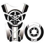 Adesivo Protetor Tanque E Bocal Moto Yamaha Diapasão Branco