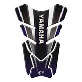 Adesivo Resinado Protetor De Tanque Moto Qualquer Moto Yamaha Azul Azul E Preto