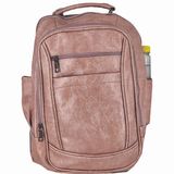Mochila Feminina Bolsa Notebook Divisória Couro Pu K155