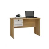 Escrivaninha Mesa Para Computador Byte 2 Gavetas Com Chave Valdemoveis
