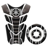 Adesivo Protetor Tanque E Bocal Moto Yamaha Diapasão Preto