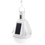 Lampada Solar Emergencia Led Carrega Celular Lanterna Luz Usb Camping