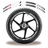 Friso De Roda Adesivo Refletivo Bmw S1000r Branco Preto Branco