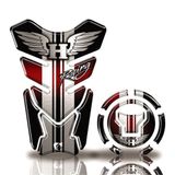 Kit Protetor Tanque Adesivo Moto Honda Acima 2018 Preto