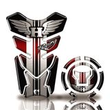 Kit Protetor Tanque Adesivo Moto Honda Acima 2018 Vermelho