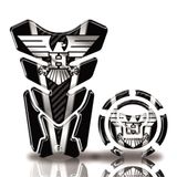 Kit Protetor Tanque Adesivo Moto Honda Acima 2018 Preto