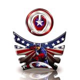 Kit Adesivo Protetor De Tanque Moto Bros Honda Ano Até 2015 E Modelos Capitão America