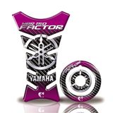 Kit Protetor Tanque Adesivo Moto Yamaha Factor 150 Ano+ 2016 Roxo Roxo