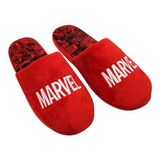 Pantufa Chinelo Marvel Logo Avengers - Vermelho - P