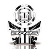 Kit Protetor Tanque E Bocal Moto Honda Bros 160 2020 Cor Prata