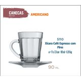 24 Xícara Café Americano Com Pires Café Expresso Curto 90ml