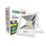 Refletor Taschibra Led Tr 20w Luz Branco Quente 3000k Branco Bivolt