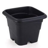 VASO 1 LT QUADRADO PRETO