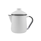 Leiteira Tradicional Esmaltada Branco 1,1 L Ewel