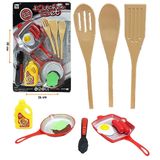 Kit Cozinha Infantil Com Frigideira + Acessorios 10 Pecas