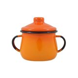 Açucareiro Esmaltado Laranja 380 Ml Ewel