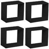 Kit Quarto Infantil 4 Nichos Cubo Vitra Kit Cubos Baby Siena Móveis