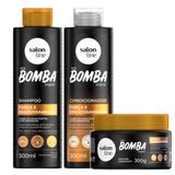 Kit Salon Line S.o.s Bomba Força E Engrossamento C/3