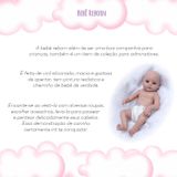 Bebê Reborn Boneca Menina Realista Grande Pode Dar Banho