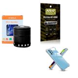 Kit Caixa De Som + Capinha Motorola G53 5g + Película 3d