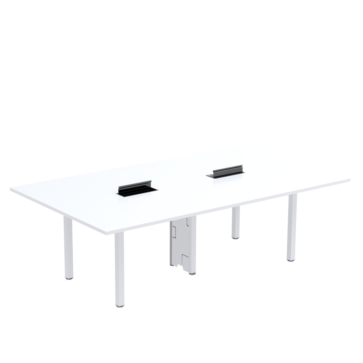 Mesa Reunião 240cm X 120cm Mrcpb2412 Branco